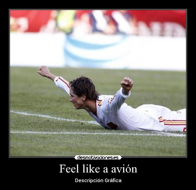 Feel like a avión - Descripción Gráfica