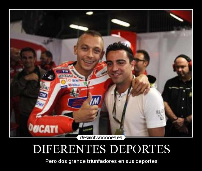 DIFERENTES DEPORTES - Pero dos grande triunfadores en sus deportes