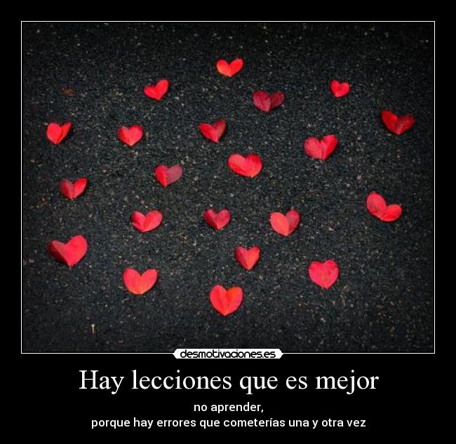 carteles leccion aprender errores desmotivaciones