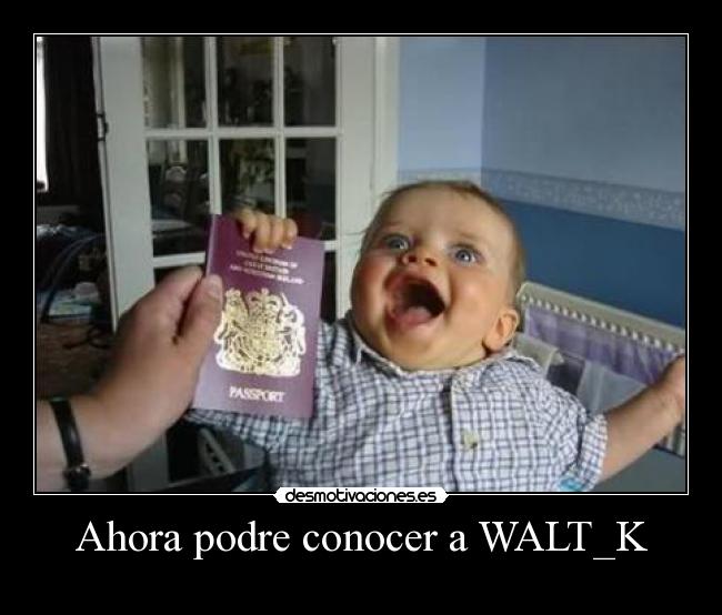 Ahora podre conocer a WALT_K -