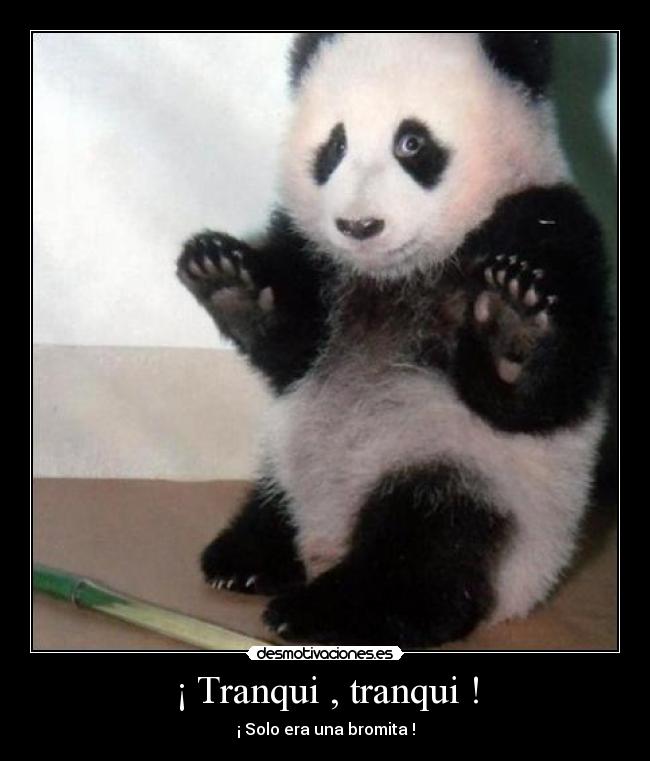 ¡ Tranqui , tranqui ! - 