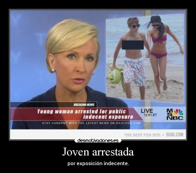 Joven arrestada - 