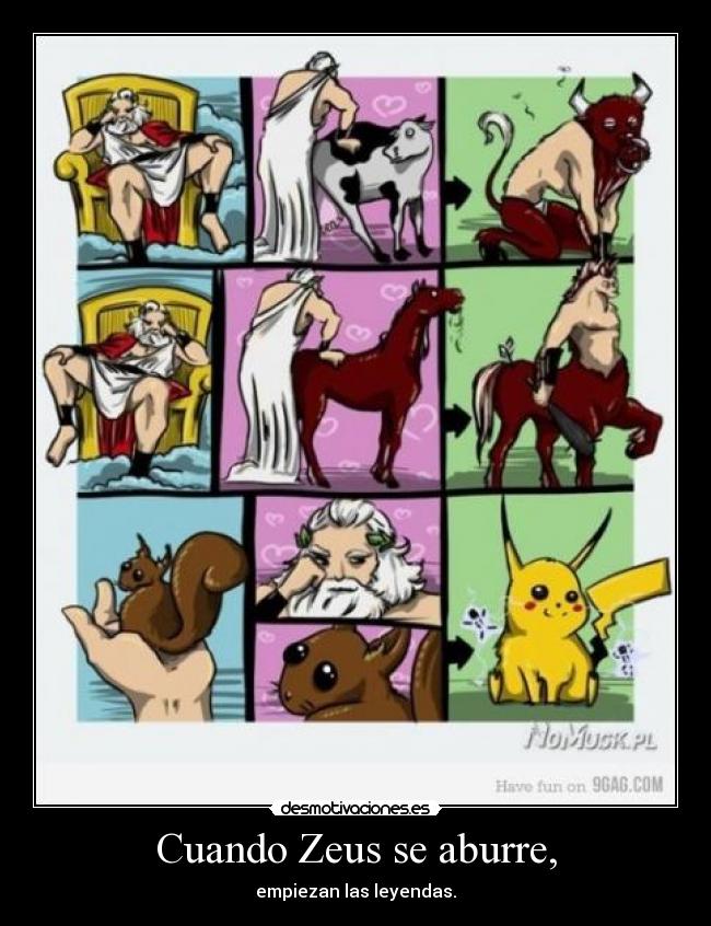 Cuando Zeus se aburre, - 