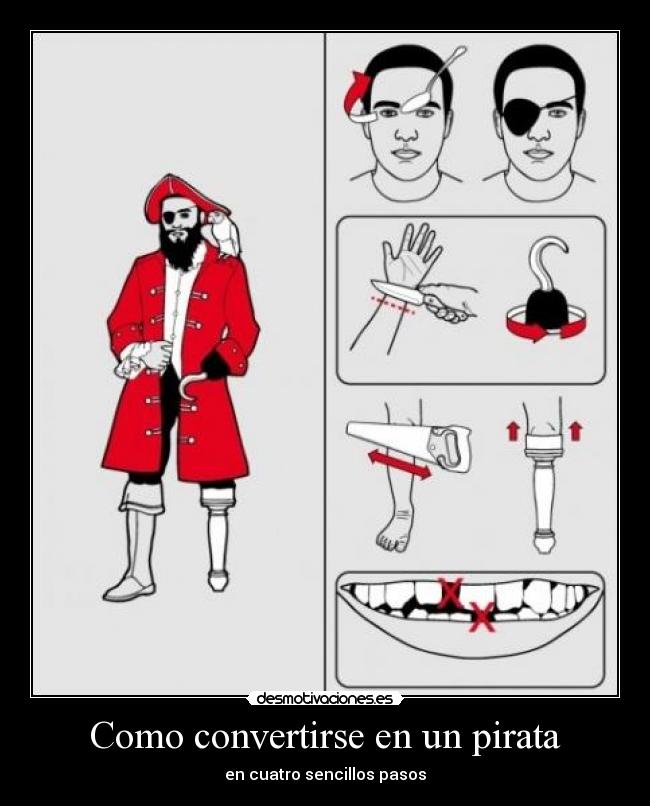 Como convertirse en un pirata - 