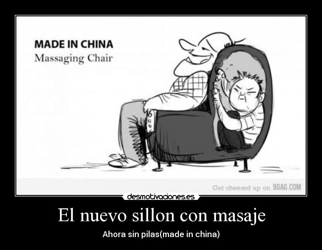 El nuevo sillon con masaje - Ahora sin pilas(made in china)