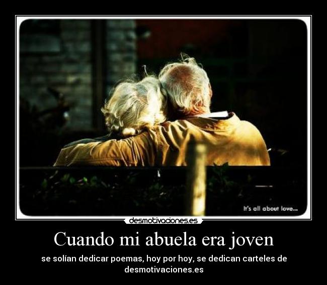 Cuando mi abuela era joven -