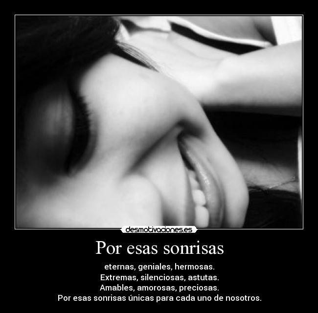 Por esas sonrisas - 