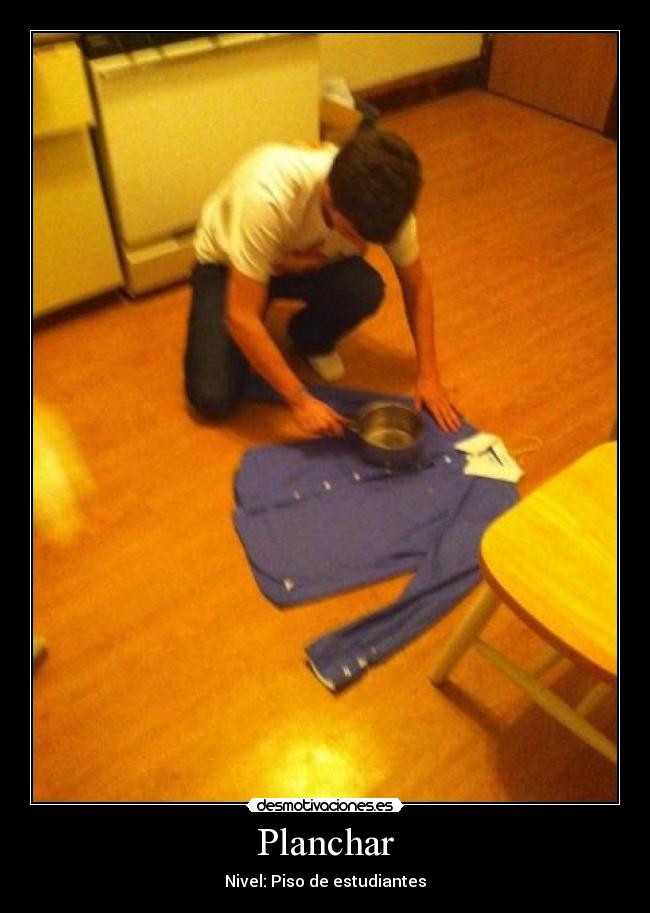 Planchar - Nivel: Piso de estudiantes