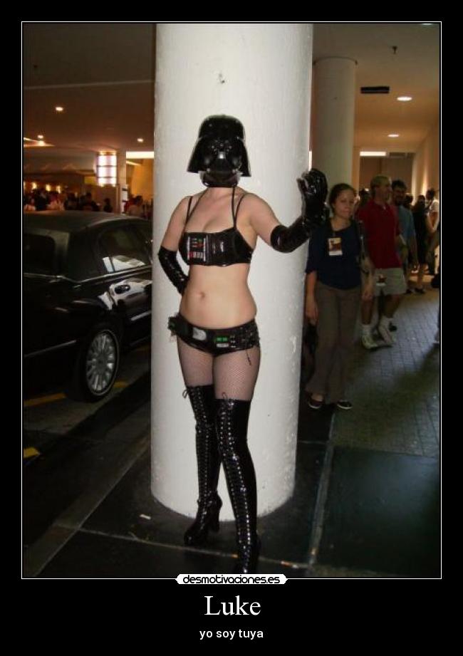 carteles luke star wars darth vader soy tu sexy desmotivaciones