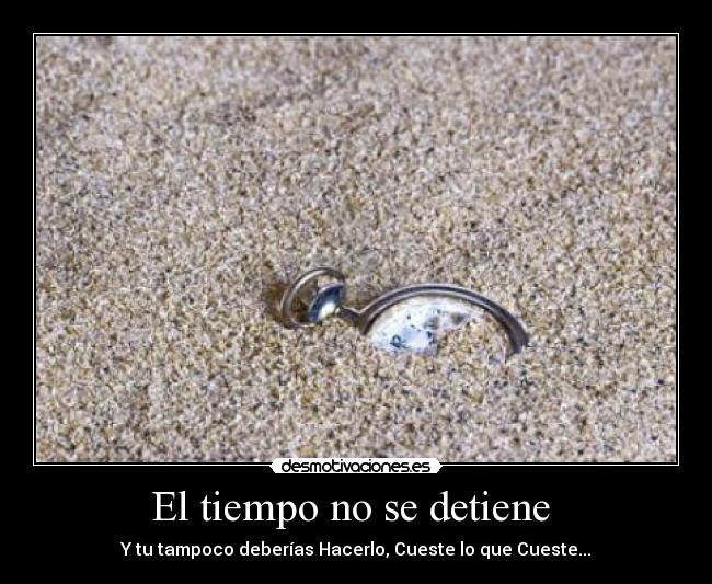 El tiempo no se detiene -