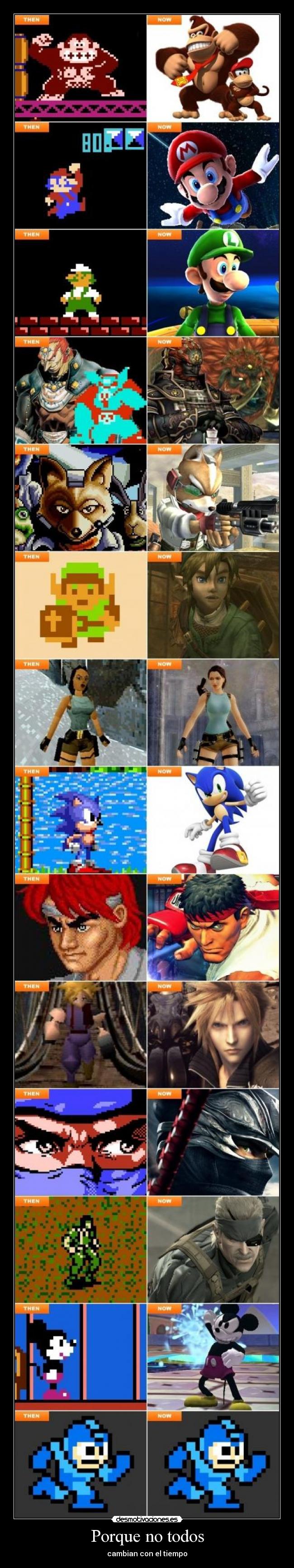 carteles videojuegos cambiar tiempo desmotivaciones