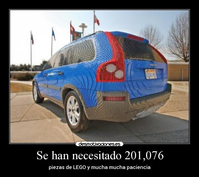 carteles coche lego desmotivaciones