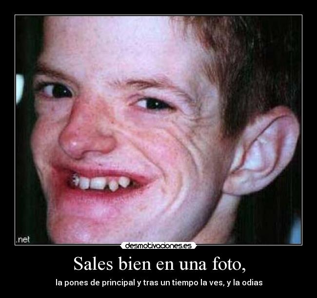 Sales bien en una foto, - 