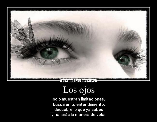 carteles los ojos desmotivaciones