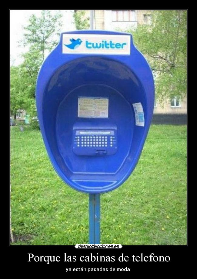 Porque las cabinas de telefono - 