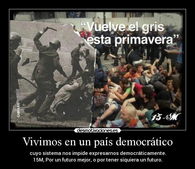 carteles 15m democracia real revolucion desmotivaciones