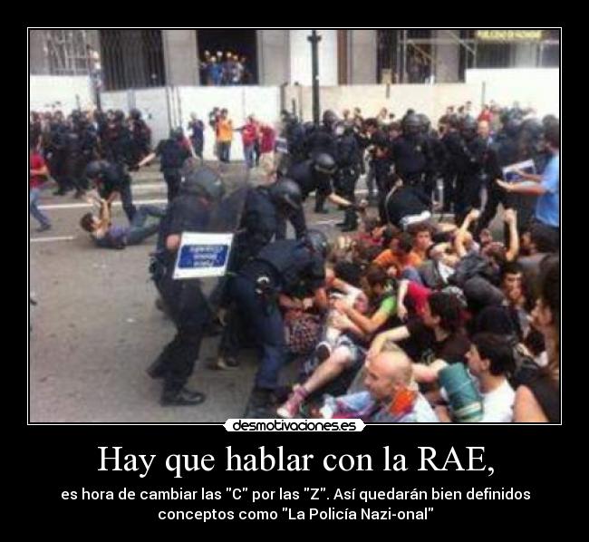 Hay que hablar con la RAE, - 