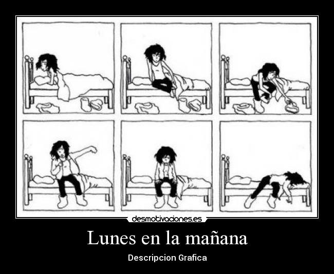 Lunes en la mañana - Descripcion Grafica