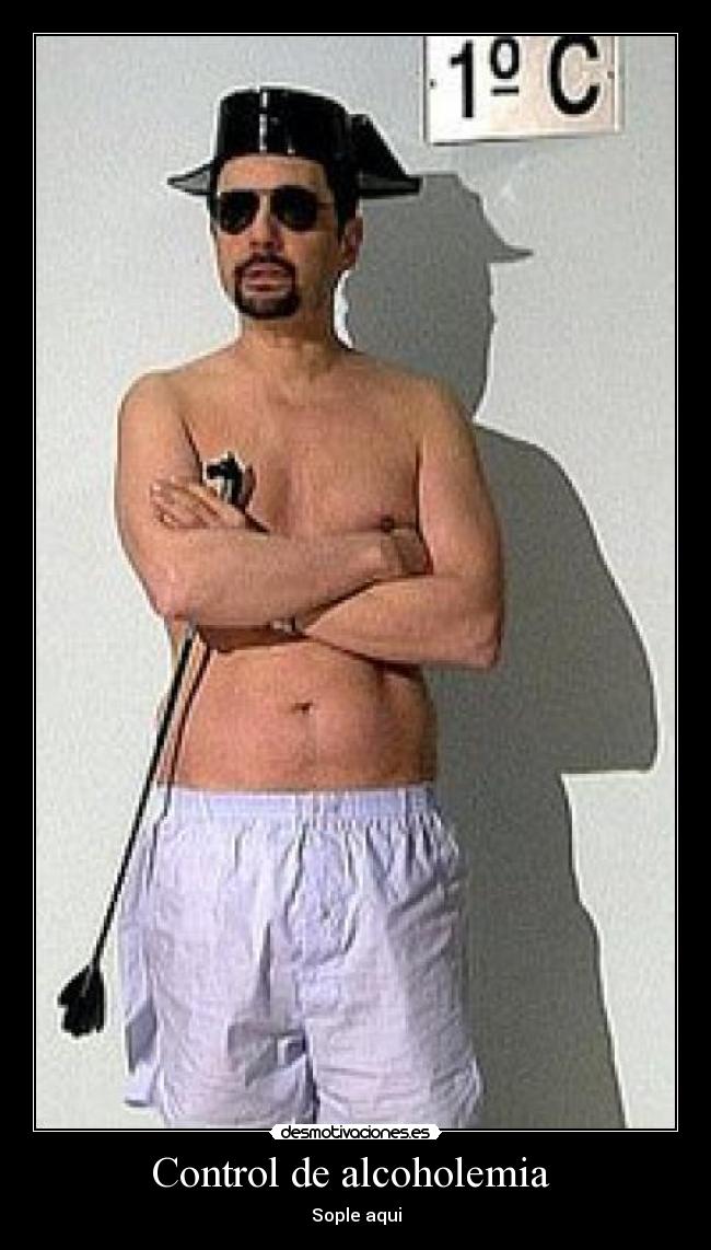 Control de alcoholemia  - Sople aqui
