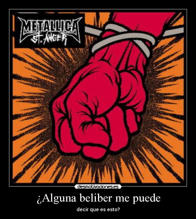 ¿Alguna beliber me puede - decir que es esto?