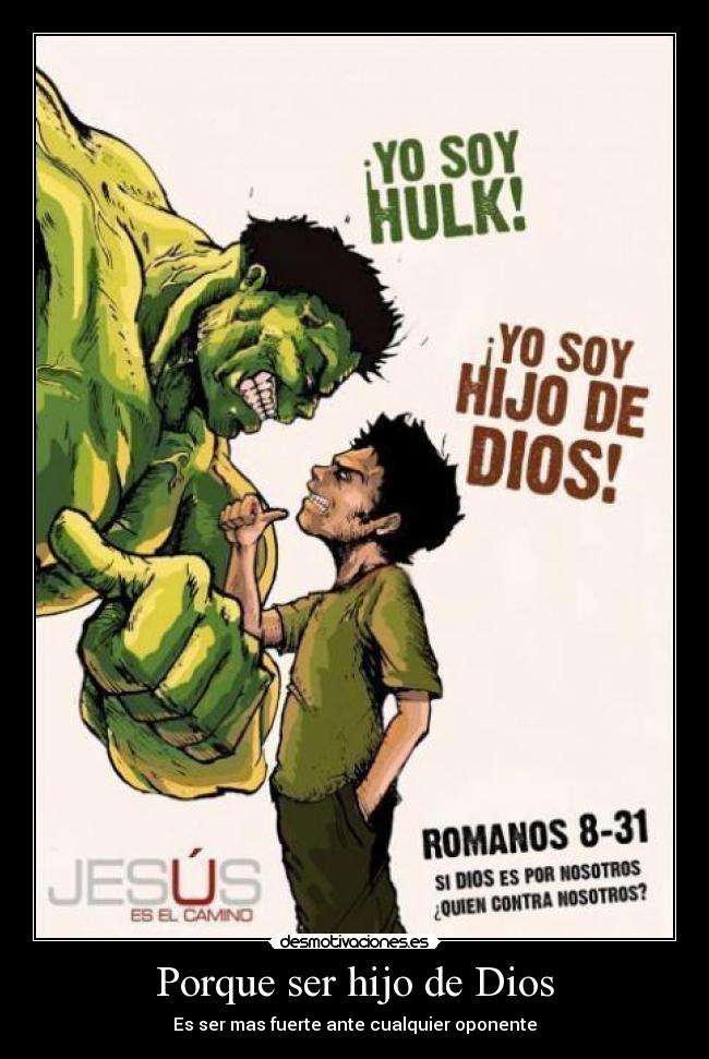 Porque ser hijo de Dios -