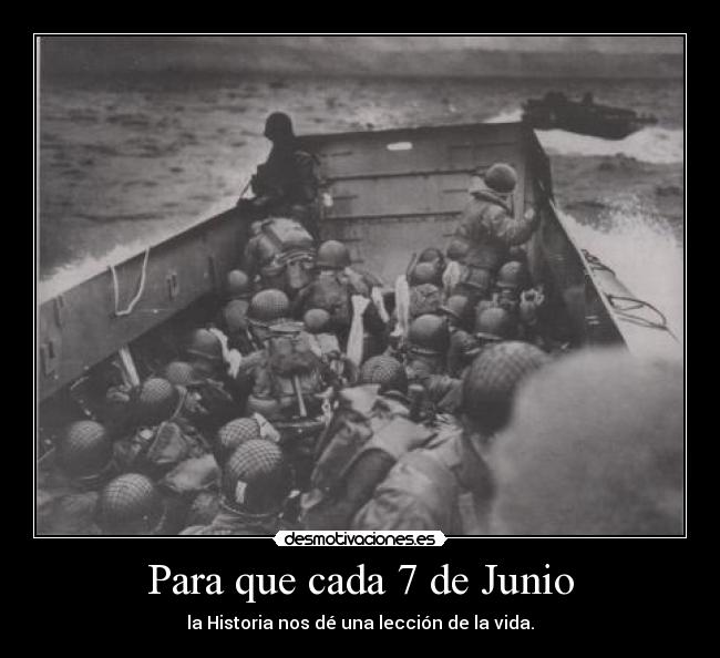 Para que cada 7 de Junio - 