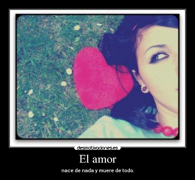 El amor -
