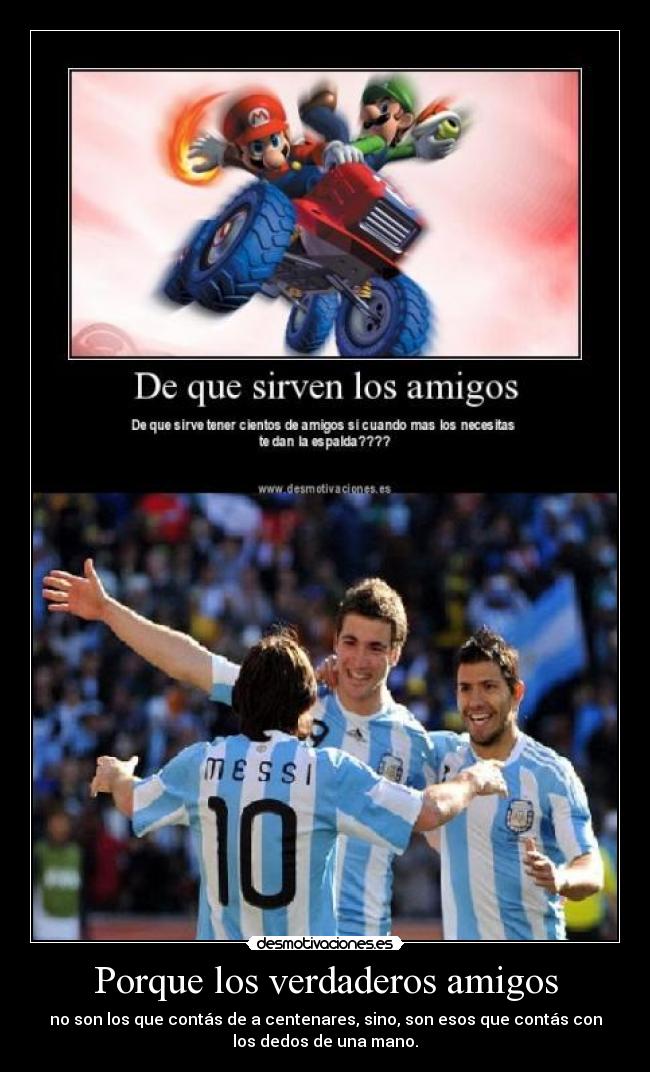 Porque los verdaderos amigos - 