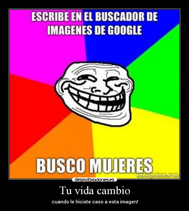 carteles vida troll face desmotivaciones