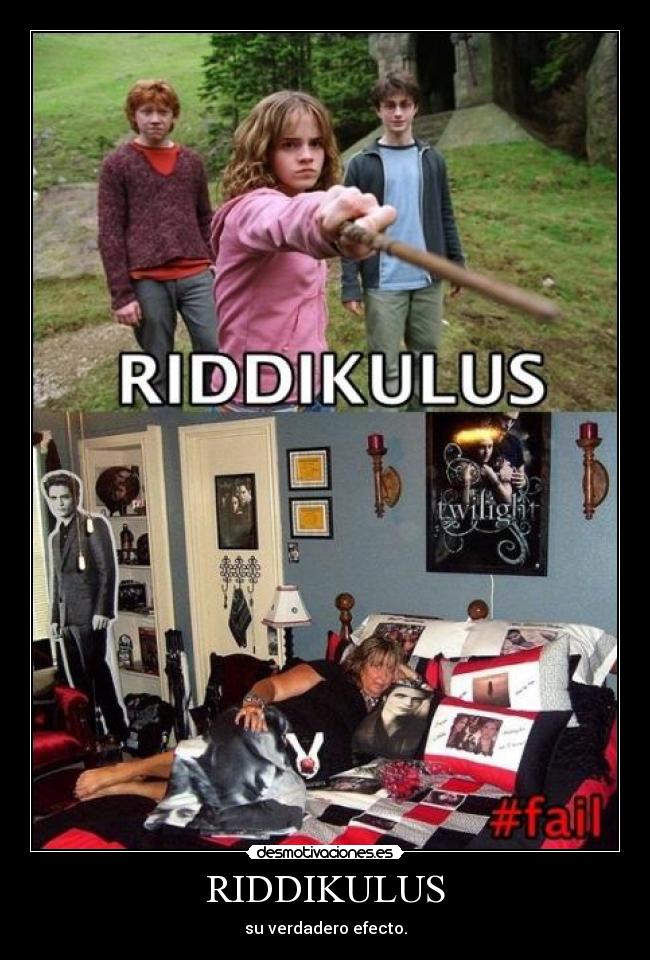 RIDDIKULUS - su verdadero efecto.