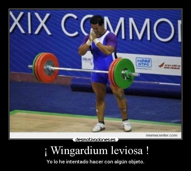 ¡ Wingardium leviosa ! -