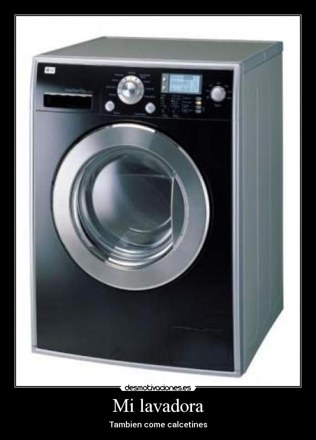 Mi lavadora - Tambien come calcetines