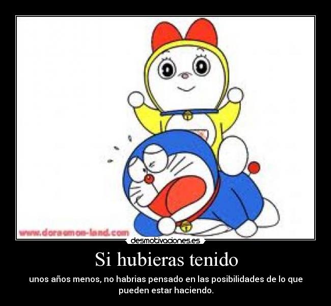 carteles doraemon desmotivaciones