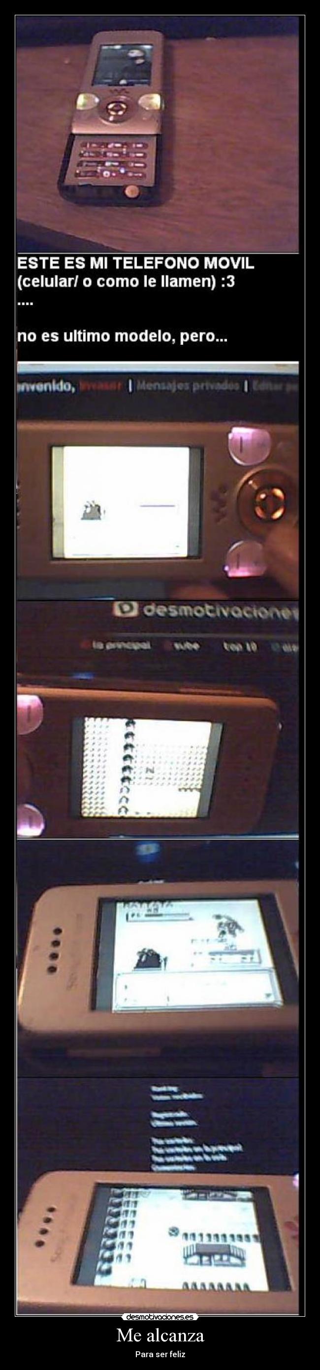 Me alcanza - Para ser feliz