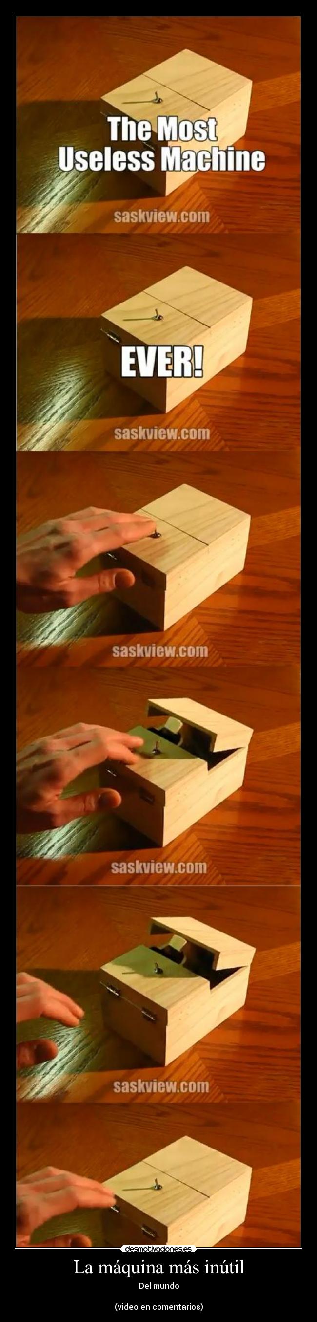 La máquina más inútil -