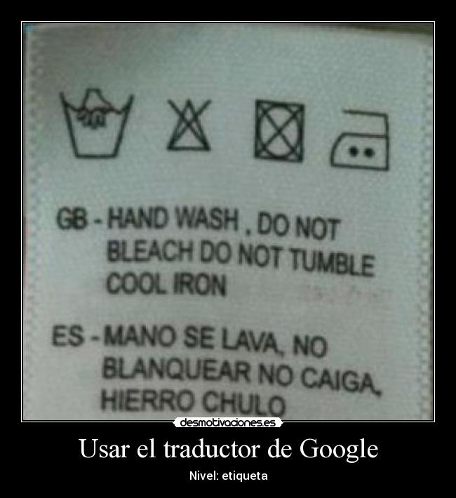 Usar el traductor de Google -