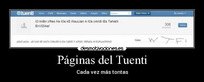 Páginas del Tuenti - 