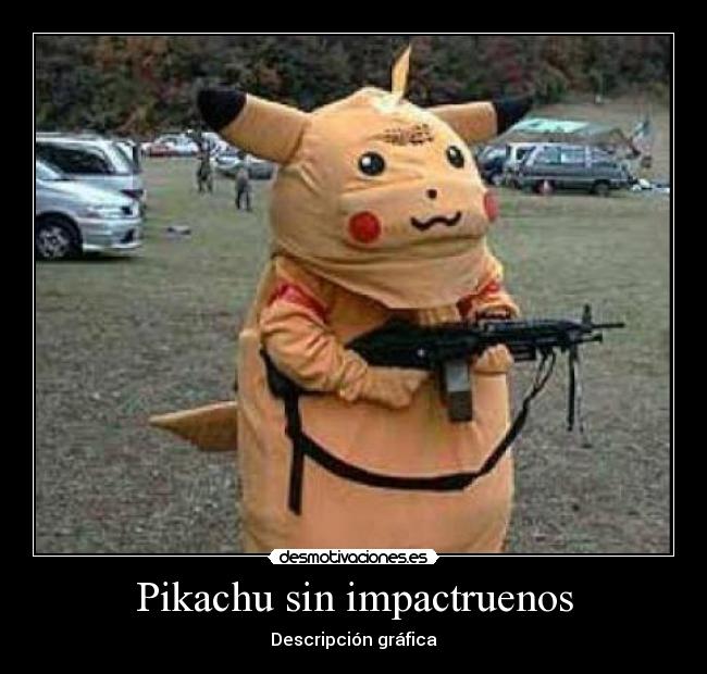 Pikachu sin impactruenos - Descripción gráfica