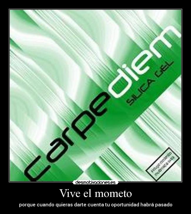 Vive el mometo -