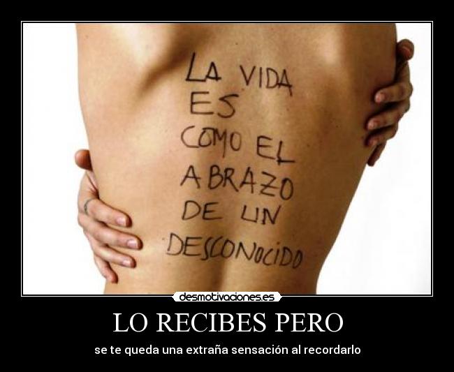 LO RECIBES PERO - 