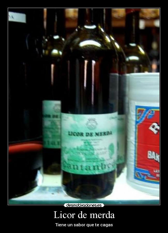 Licor de merda - 