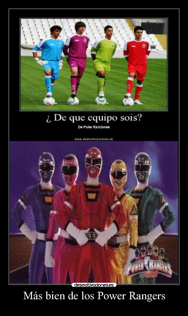 Más bien de los Power Rangers - 