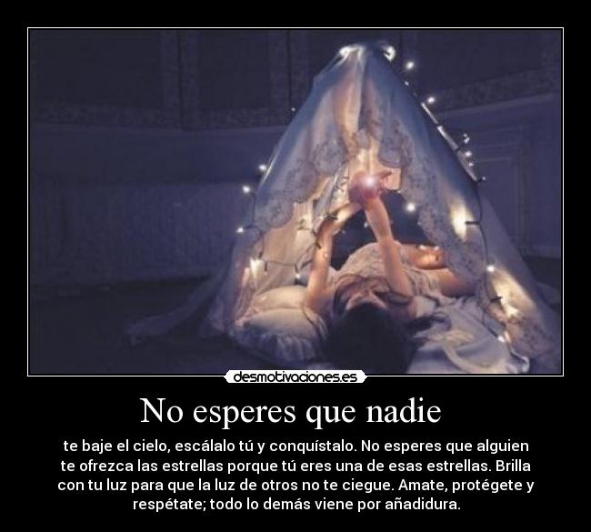No esperes que nadie  - 