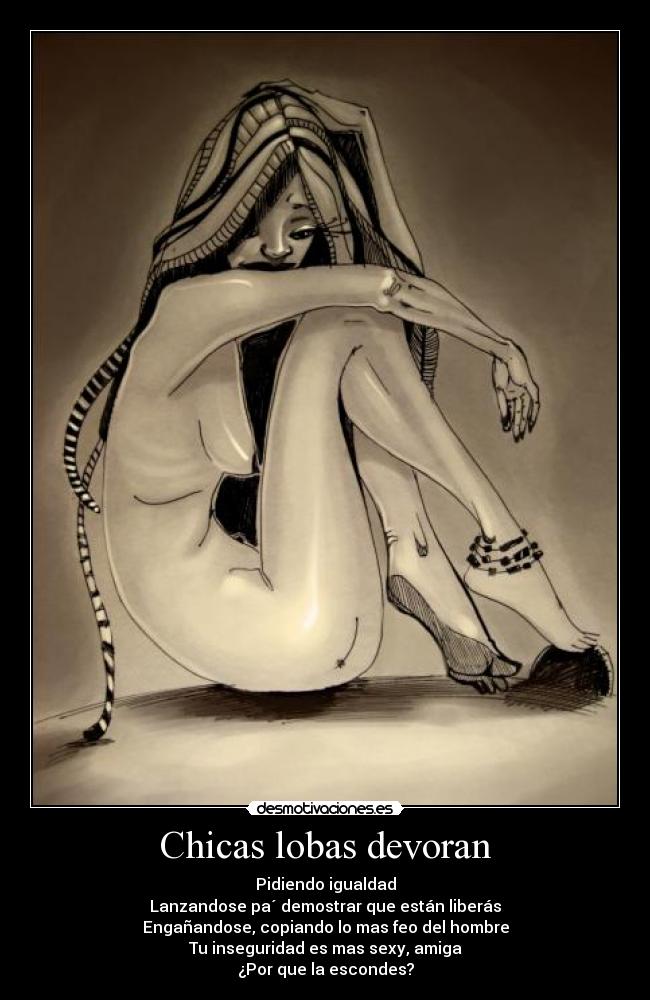 Chicas lobas devoran -