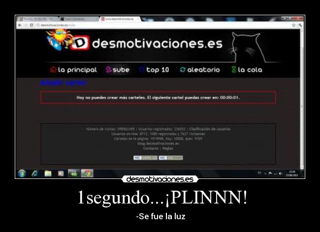 1segundo...¡PLINNN! -