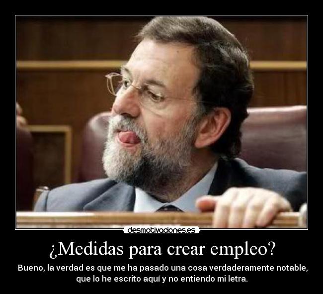 ¿Medidas para crear empleo? - 