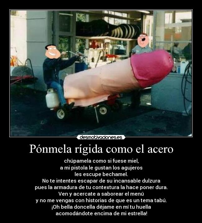 Pónmela rígida como el acero - 