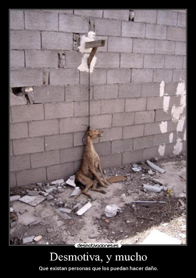 Desmotiva, y mucho -