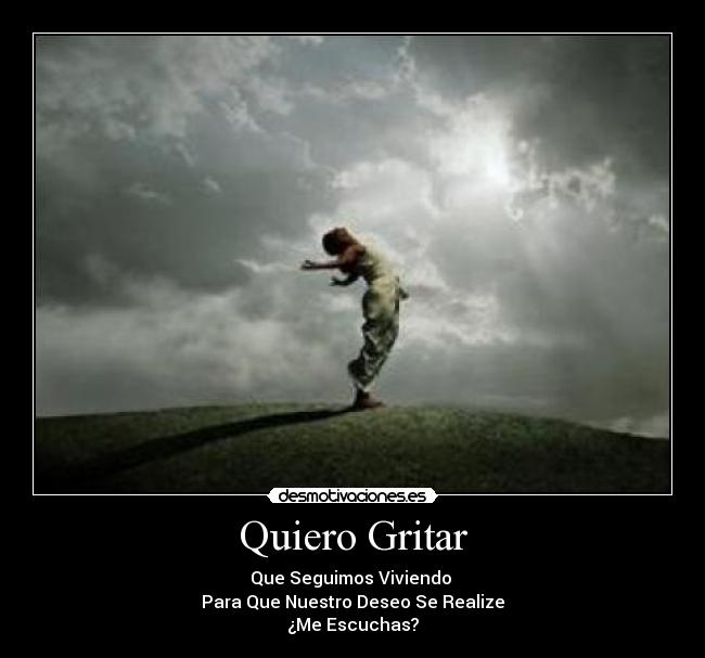 Quiero Gritar - 