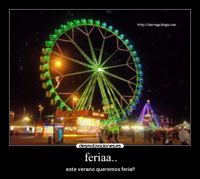 feriaa.. - este verano queremos feria!!